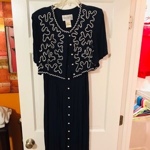 Beautiful Navy Dress, Size 16